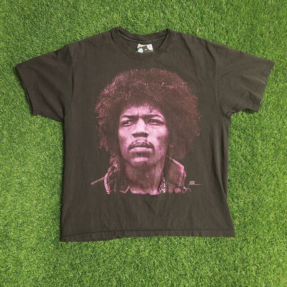 Vintage 1994  Winterland Jimi Hendrix Purple Headshot Single Stitched Band Tee